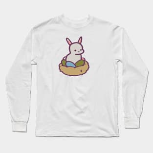 Easter Bunny's Egg Nest Long Sleeve T-Shirt